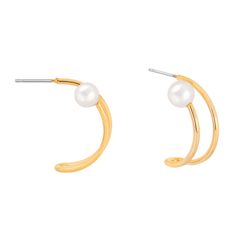 [Rejuvenated] Camilla gold Earring [ATJ-90181]