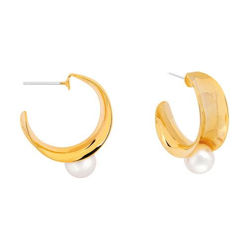 [Rejuvenated] Maryam gold Earring [ATJ-90154]