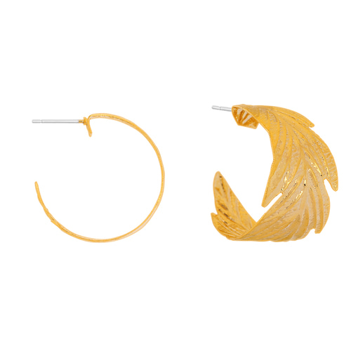 [Rejuvenated] Sawyer gold Earring [ATJ-90153]
